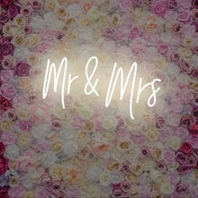 Mr & Mrs NEON LED Light Wall Sign