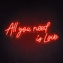 All You Need Is Love NEON LED Lights Wall Sign