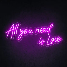 All You Need Is Love NEON LED Lights Wall Sign